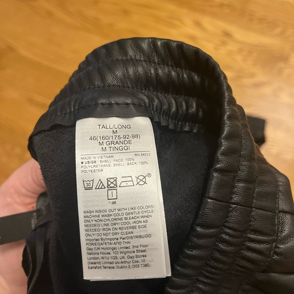 Banana Republic Faux Leather Jogger M Tall - Picture 4 of 8